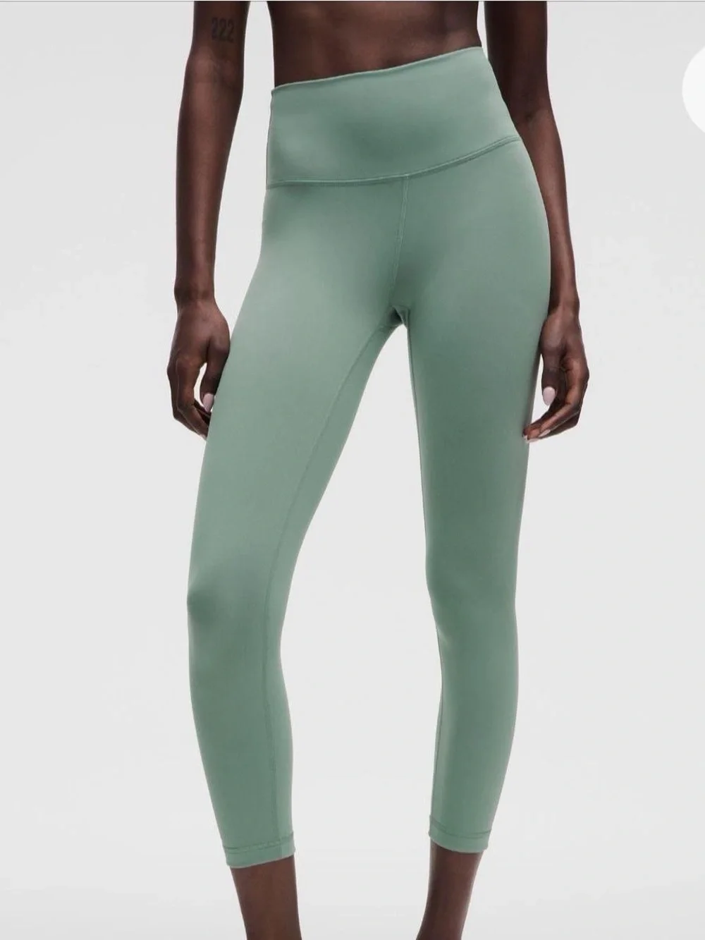 Lululemon Wunder Train High-Rise Crop 23” - Sage Green